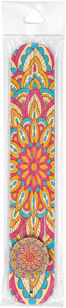 Dekoratif Ahşap Tütsü Kayığı Mandala Baskılı 6mm MDF