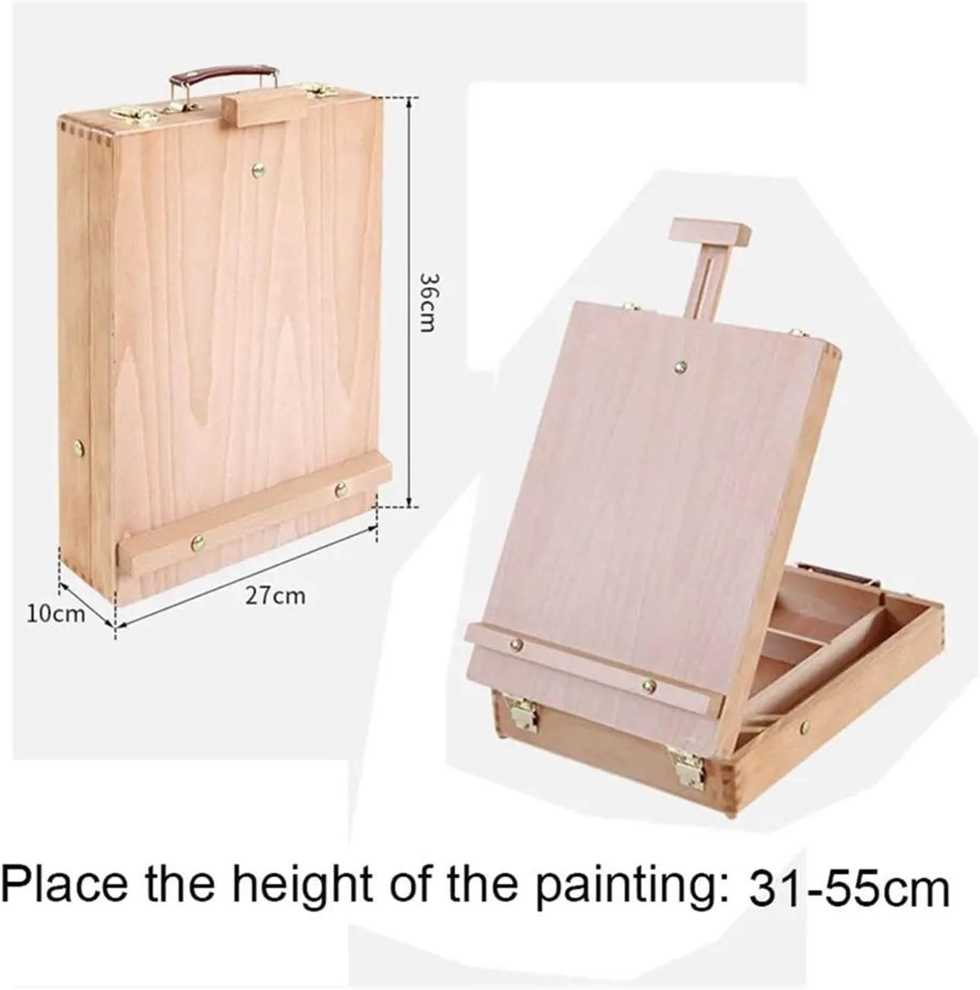 Wooden Artist Art Desktop Drawing Supplies Easel Sketch Oil Paint Painting