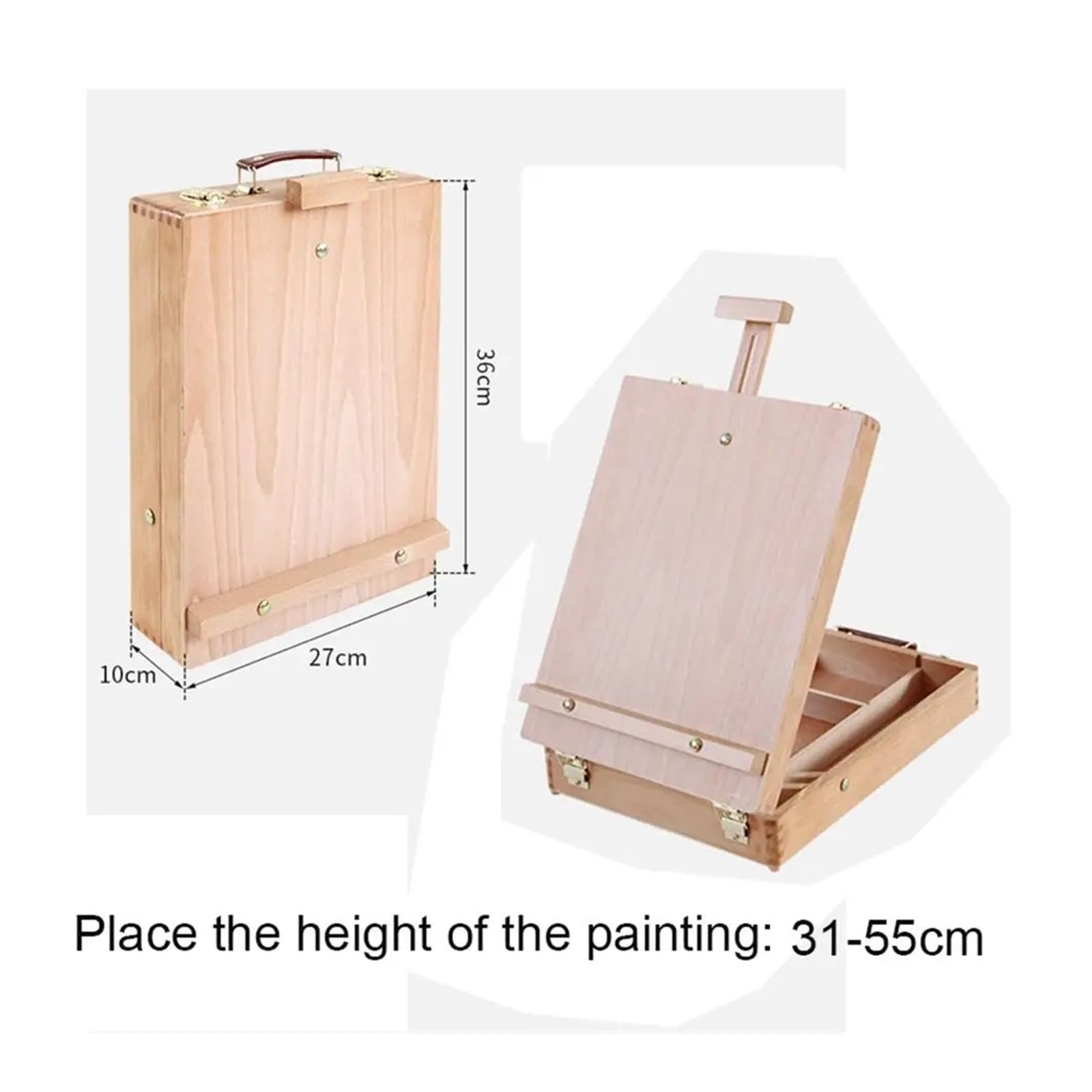 Suministros de dibujo escritorio arte artista madera pintura al óleo bosquejo caballete