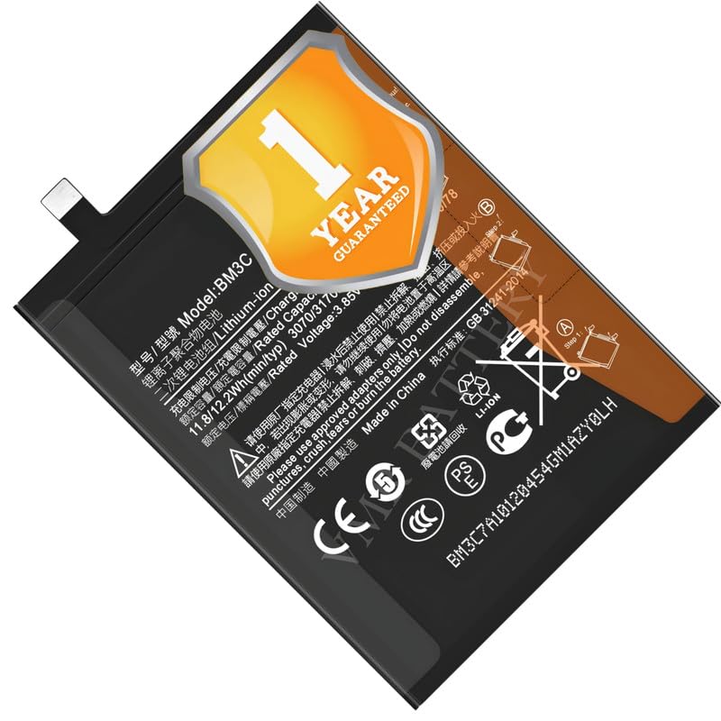 Image of Original BM3C Battery Compatible for Xiaomi Mi7 (NOT REDMI 7) - 3170mAh - 1 Year Warranty K7