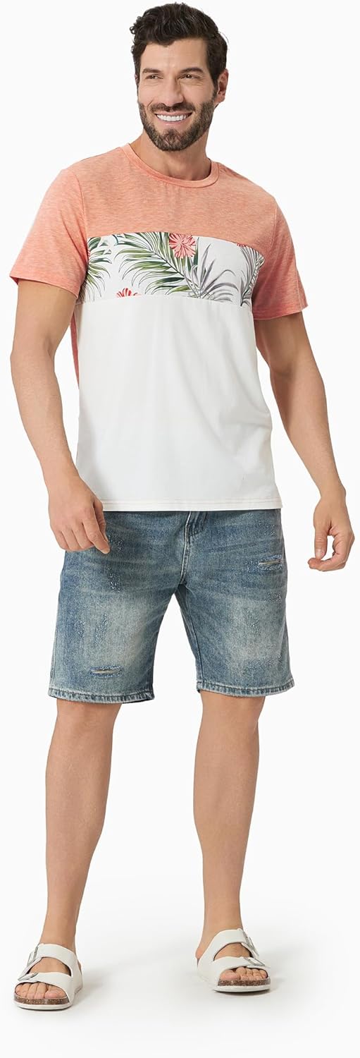 PATPAT Family Matching Outfits Mommy and Me Dresses Spaghetti Sleeveless Summer Vacation Hawaiian Dress and T-Shirts Sets - Image 3