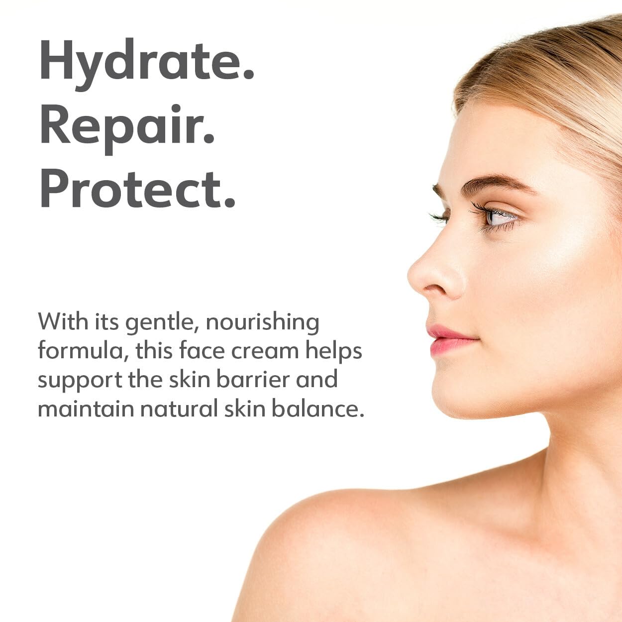 Laboratoires Druide Pur&Pure Hydrating Face Cream Care Organic Moisturizer Cream for Sensitive Skin Ultra-gentle Hypoallergenic – 50 g (1.69 oz) Fragrance-Free,skin soft, Made in Canada