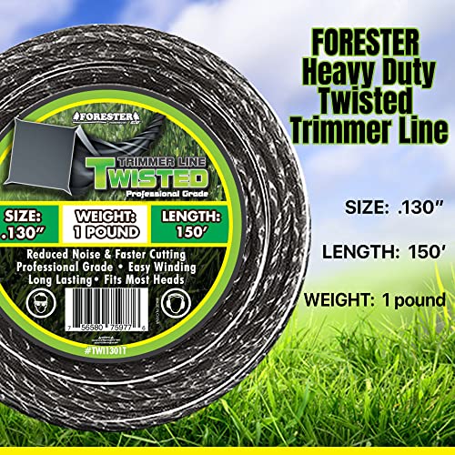 Buying Guide FORESTER Heavy Duty Trimmer Line Twisted Weed Eater