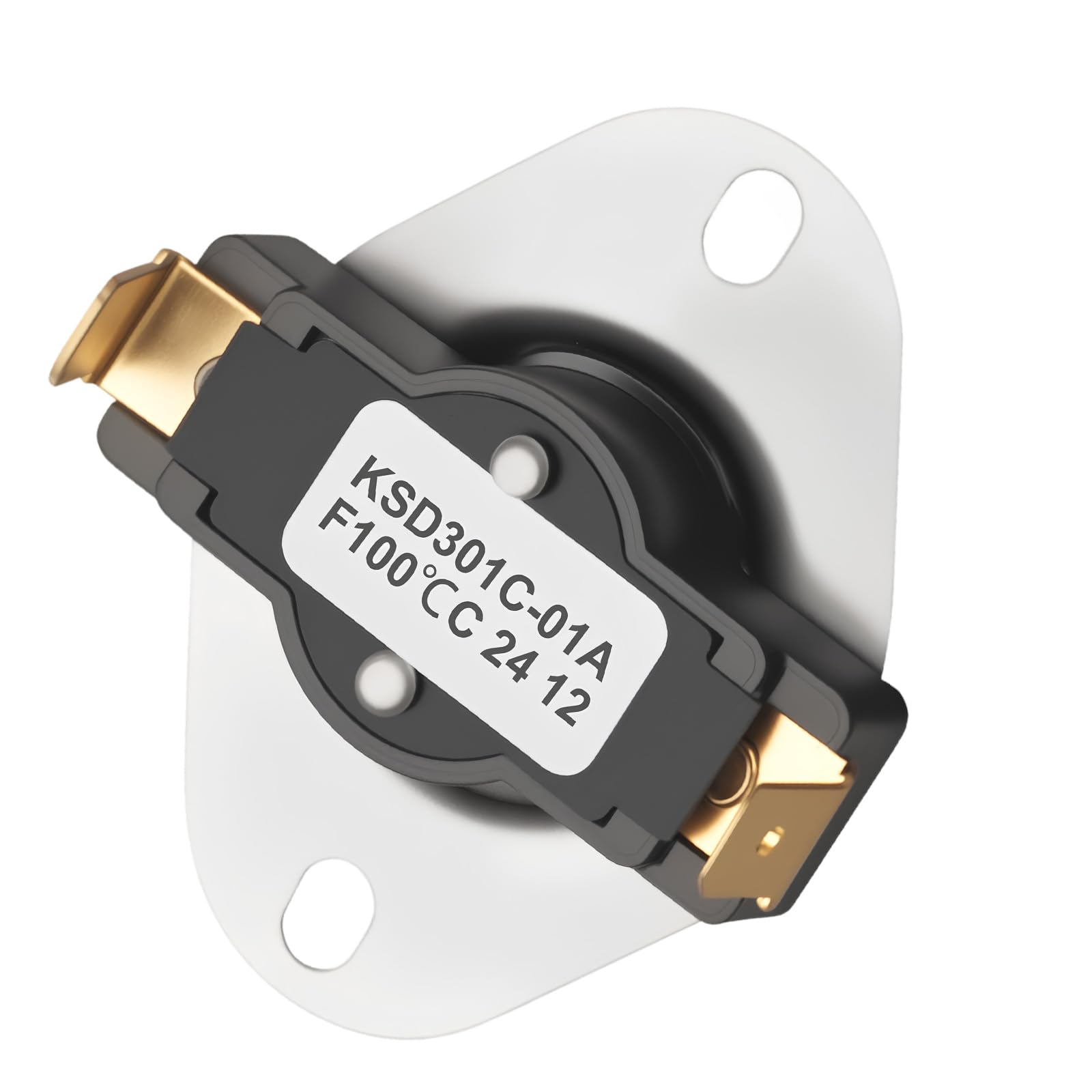 Open/Normally Closed Temperature Switches Thermostat Manager for Stove Blowers to Increase Heating Efficiency Metal Construction Temperature
