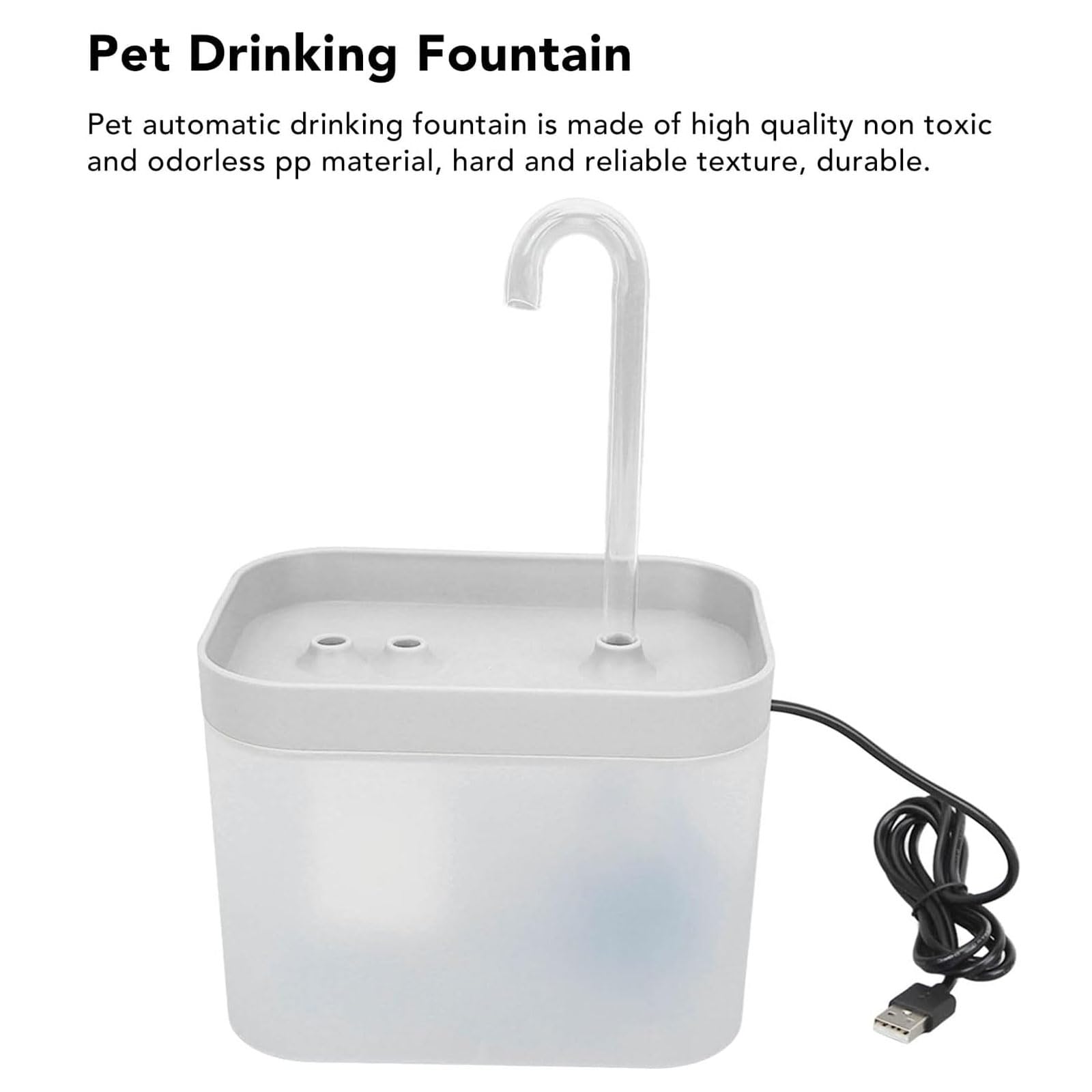 Fontana del gatto Fontana per gatti da 1500 ml Distributore automatico di acqua per animali domestici Fontane per gatti ultra silenziose Fontana per cani per gatti, cani Fontana d'acqua per gatti