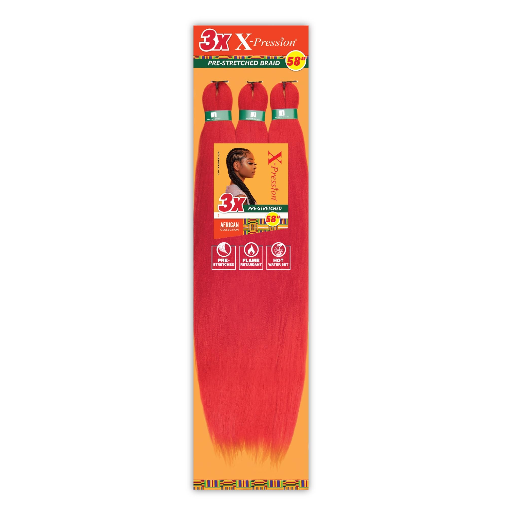 Amazon.com : Sensationnel X-Pression Prestretched Braiding Hair-3X