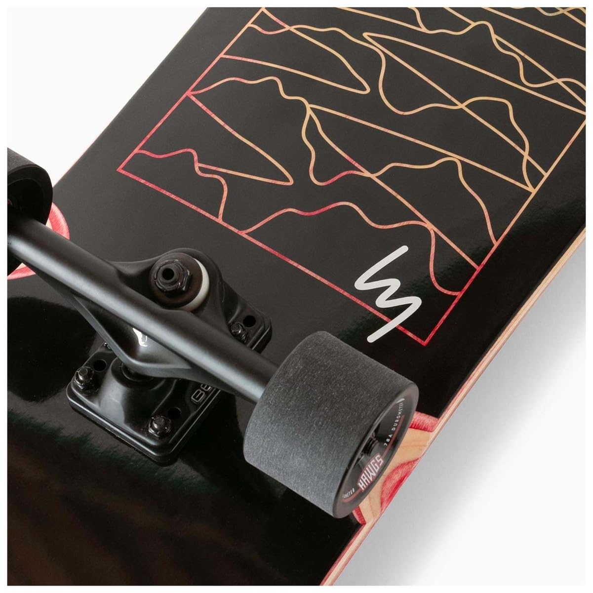 LANDYACHTZ Skateboard Complet Ditch Life 31x9.75 WB 15 - Sine Wave Noir