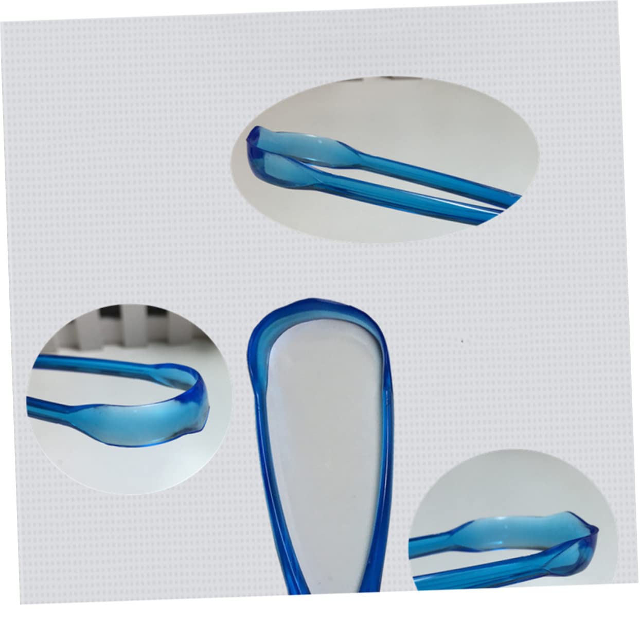 BESTYASH 2Pcs Scraper Dual Sided Brush for Oral Health and Fresh Breath Random Color