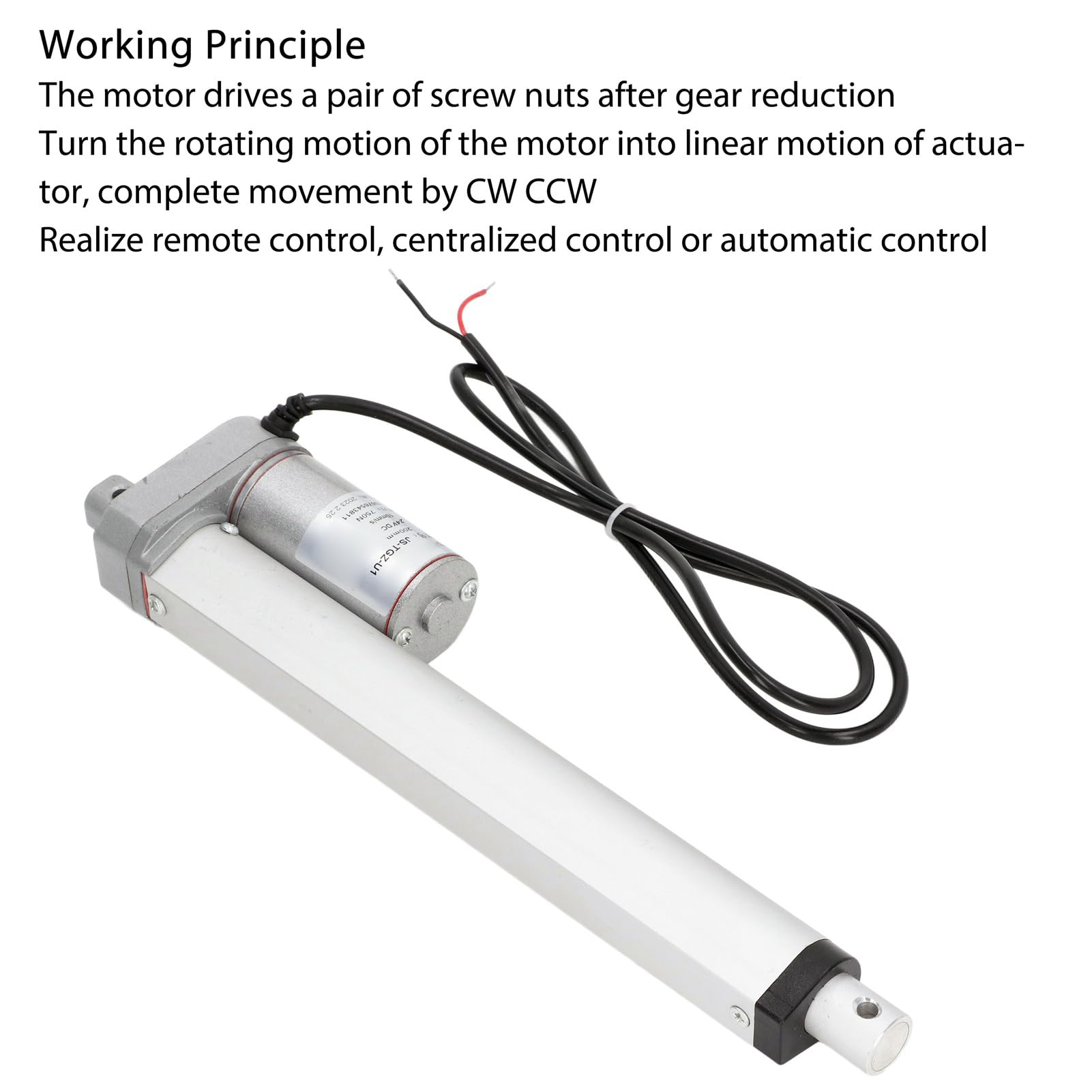 CHICIRIS Actuador Lineal Motorizado 200mm 750N Potencia (#1)