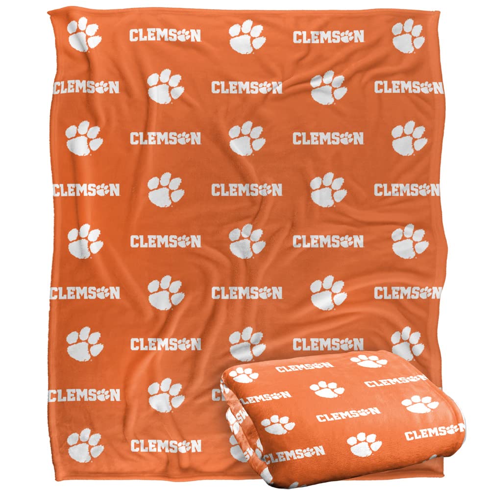 LOGOVISION Official Collegiate Logo Pattern Collection Silky Touch Super Soft Throw Blanket Collection
