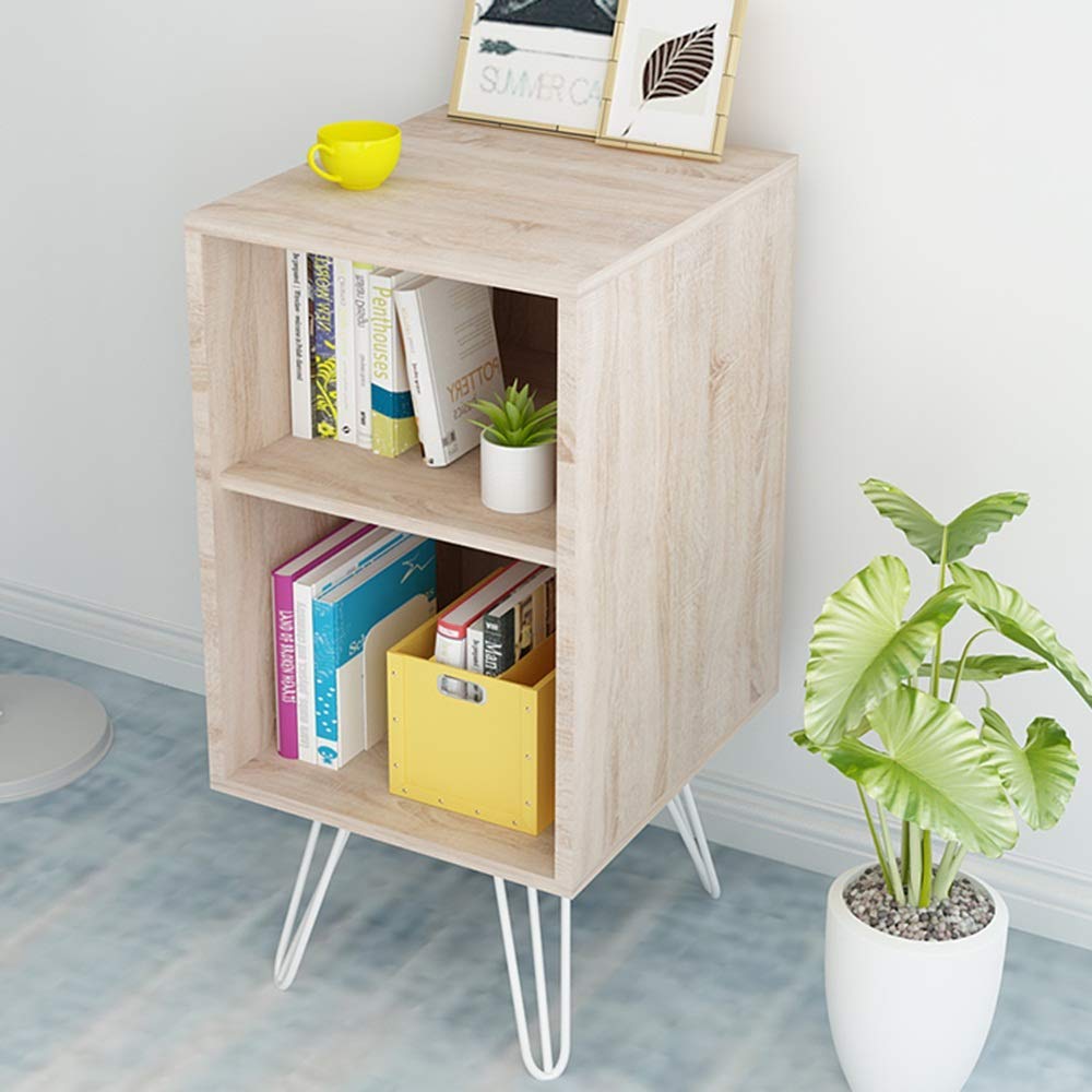 MU Estanterías para el hogar Estantería Estantería, Piso Estantería pequeña Armario de combinación Libre Piso de Estilo japonés Bastidores de Bastidor de Almacenamiento Simple
