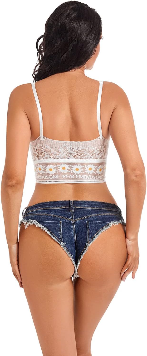 Dxyufazhe Sexy Women's Low Rise Stretch Mini Denim Shorts Hot Pants Beach Party Clubwear - Image 6