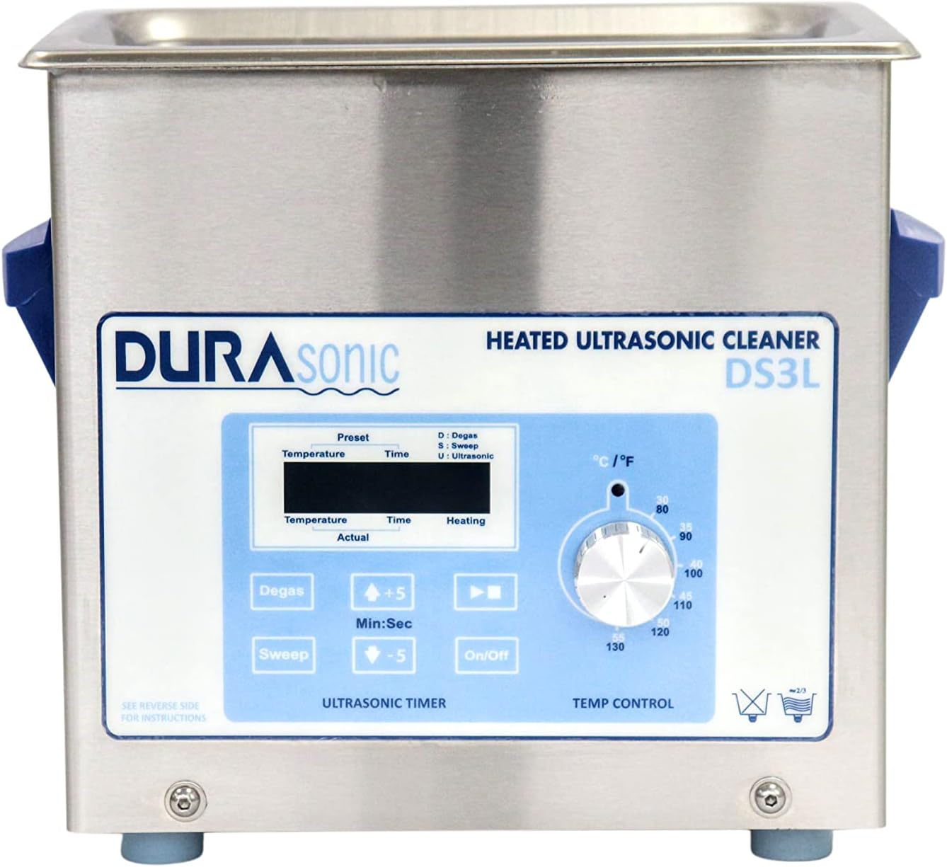 DuraSonic 3L Digital Ultrasonic Cleaner, with Basket