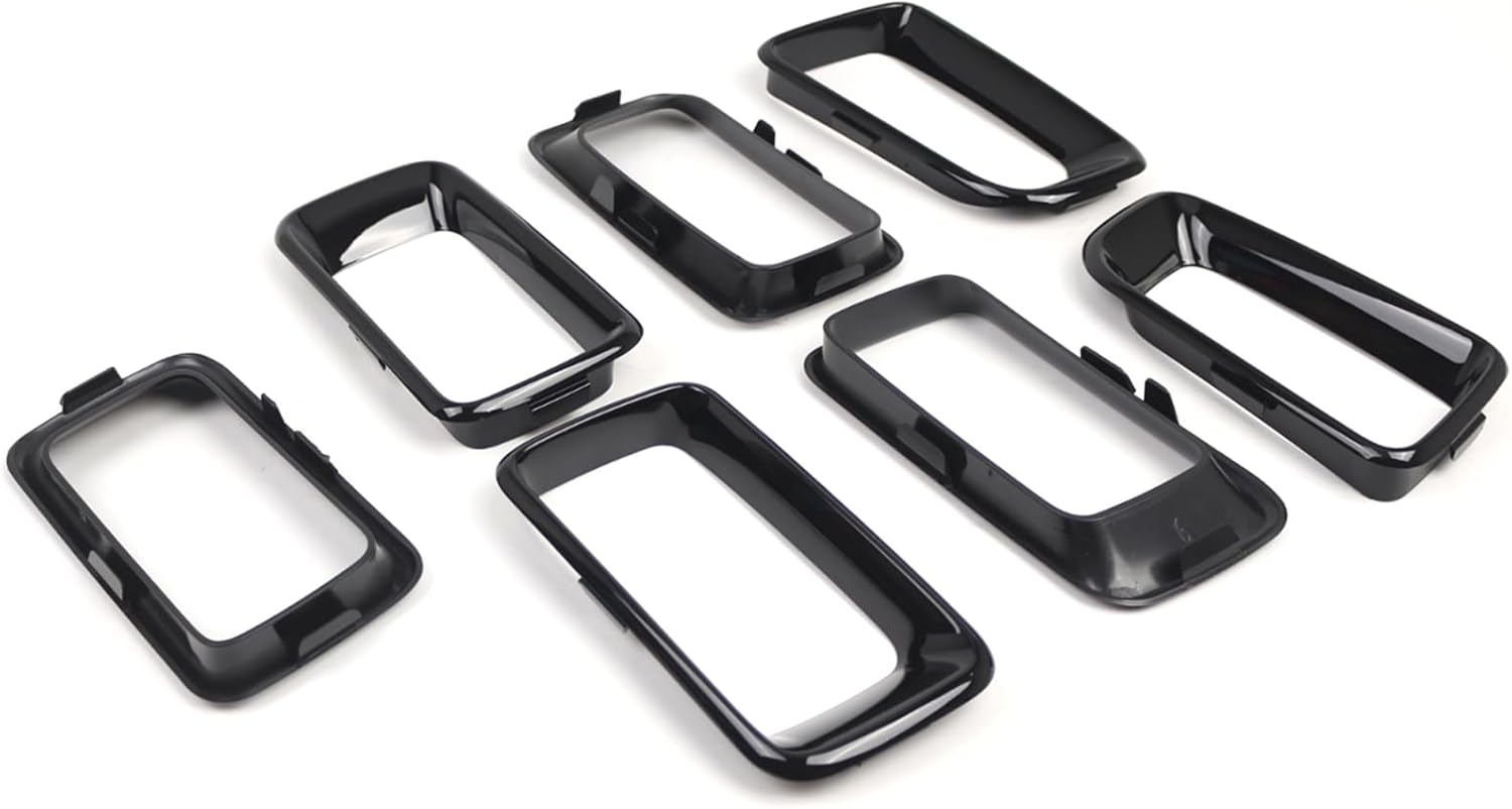 Shkalacar ABS Front Grille Guard Mesh Insert Cover Front Grille Insert Front Bumper Grille Cover for 2011-2016 with OEM Fit 51137449207 51137300589 Enhanced Airflow & Easy Installation (Black)