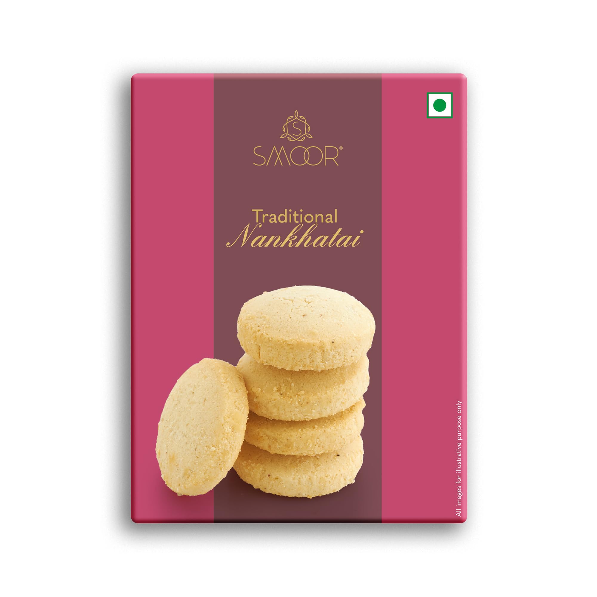 SMOOR Premium Traditional Nankhatai Cookies | Crunchy & Sweet Gourmet Cookie Biscuits | Perfect for Birthday, Anniversary, Festival, Wedding Gifting & Snacking | 300g (pack of 2) (B0DGCYJC75) Amazon Price History, Amazon Price Tracker