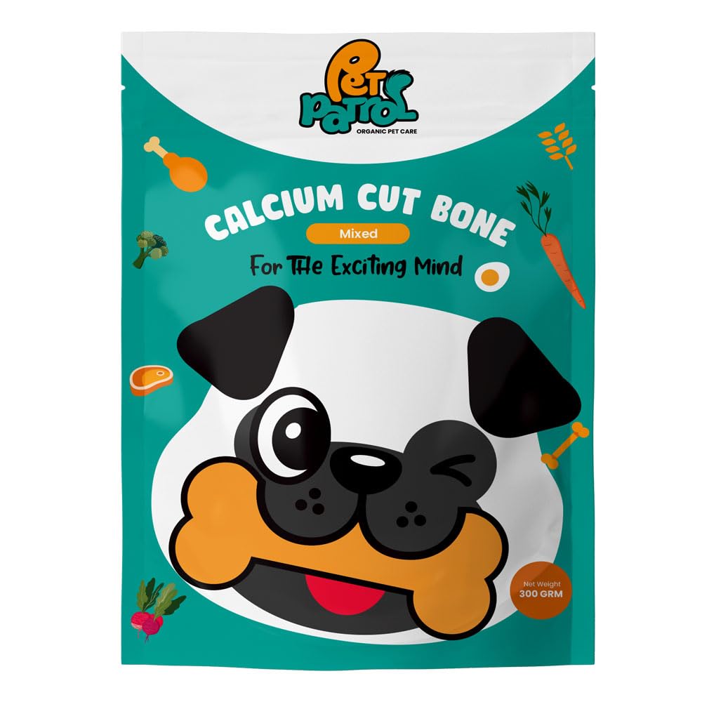 Pet Patrol Calcium Cut Bone for Dogs (Puppy and Adult) Treats 300Gram (Mixed) (B0CKVLXXL6) Amazon Price History, Amazon Price Tracker