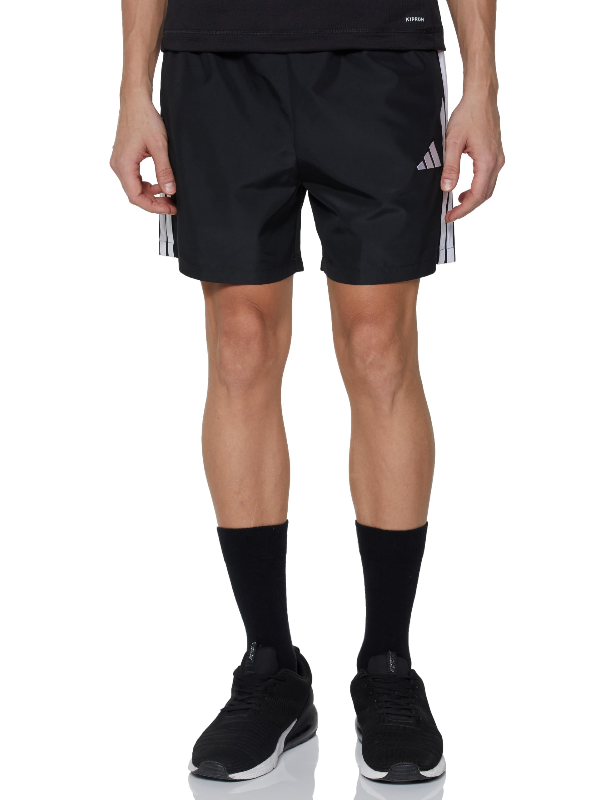 adidas Men M 3S Chelsea Casual Stripes Polyester Shorts Black- M-picture-22