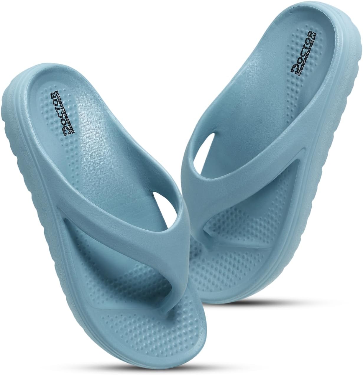 DOCTOR HEALTH SUPER SOFT Floats women soft slippers with mild acupressure | Comfortable, stylish, and bright colorful flip flops | Lab tested Cushion and Bounce | Cushioned Footwear