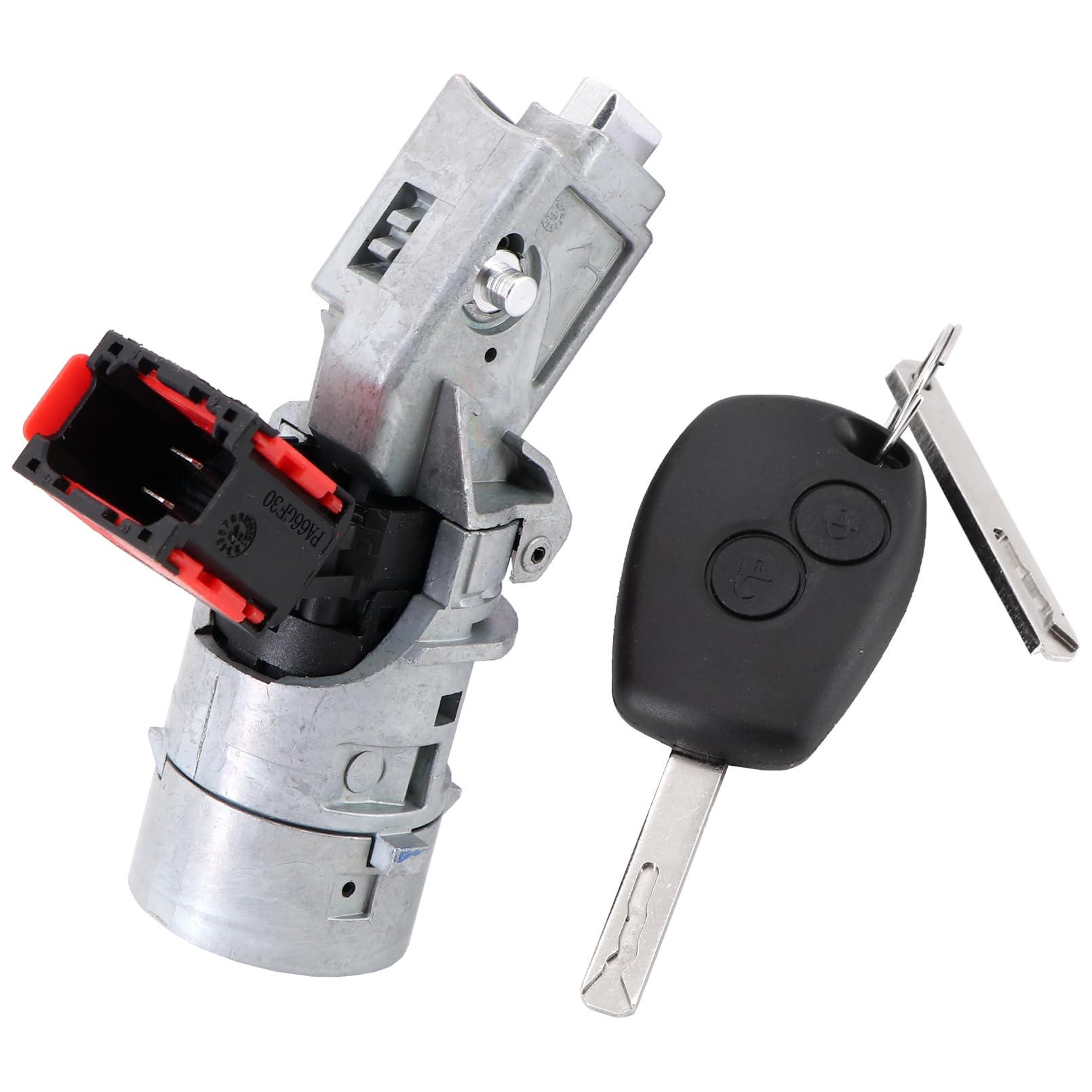 Zündschalter Zündschloss 4-polig Ersatz für Twingo 2 Clio 3 Kangoo 3 Master 3 Movano B 8200214168 806010030R 7701208408 487004438R