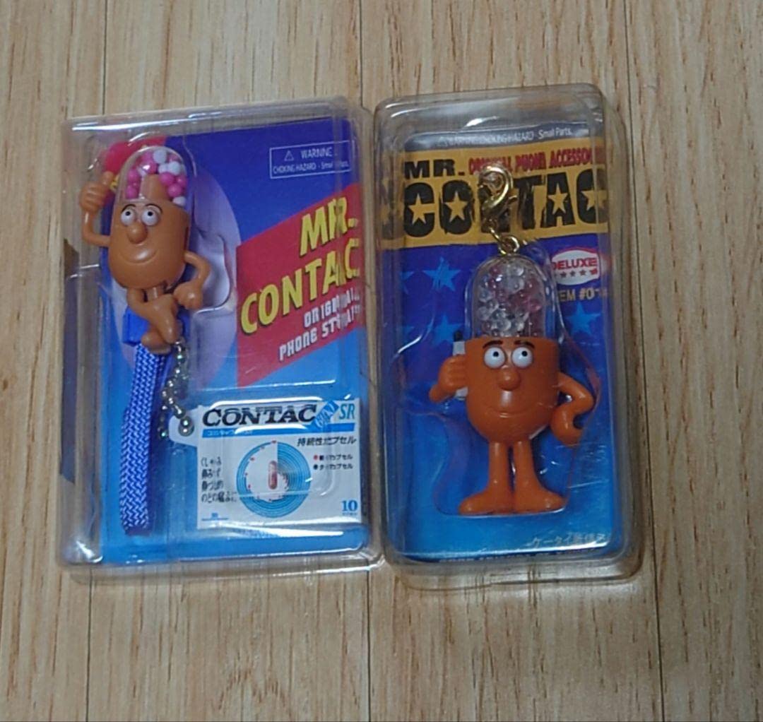 Mr. Contact ストラップとフィギュアセット Amazon.co.jp: ミスターコンタック ストラップ&キーホルダー 4個
