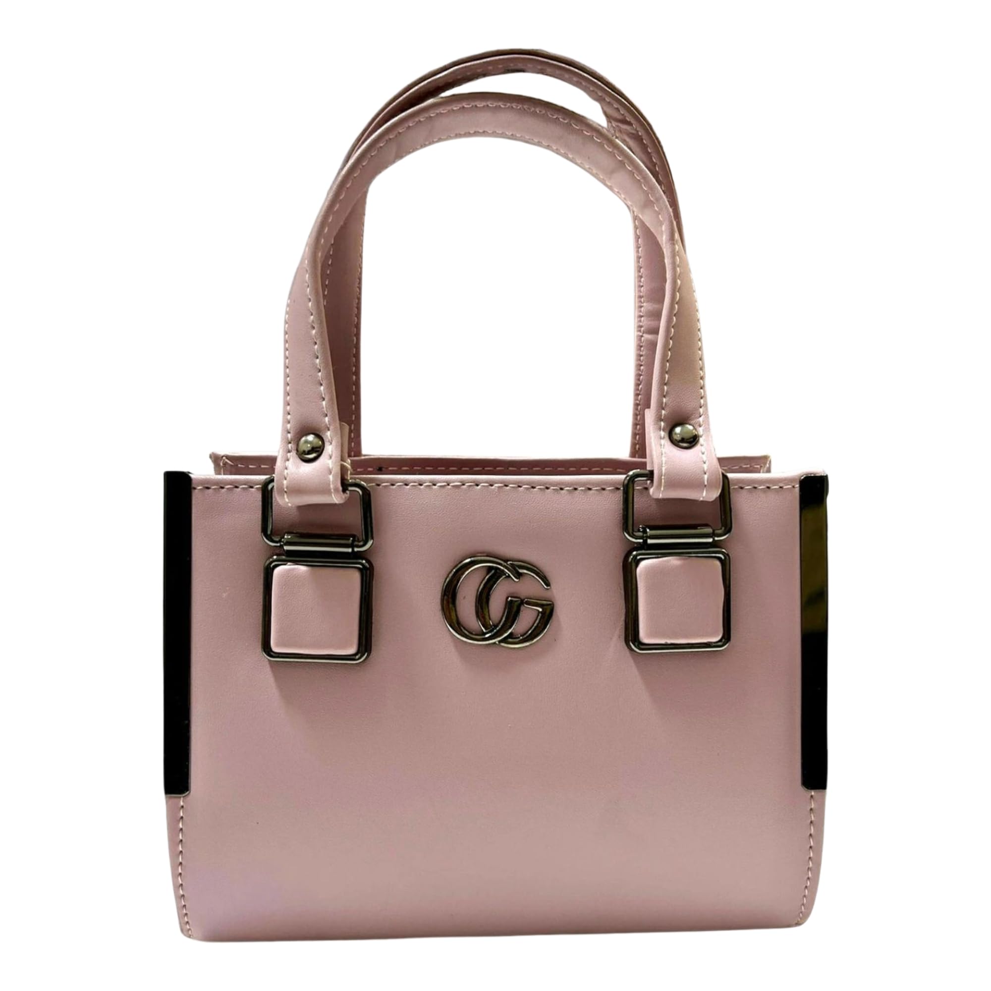 Stylish Women’s Pink Handbag | PU Leather Tote Bag with Zip Closure | Spacious Shoulder Bag with Multiple Compartments (AZCG20 -Parent)-image-13