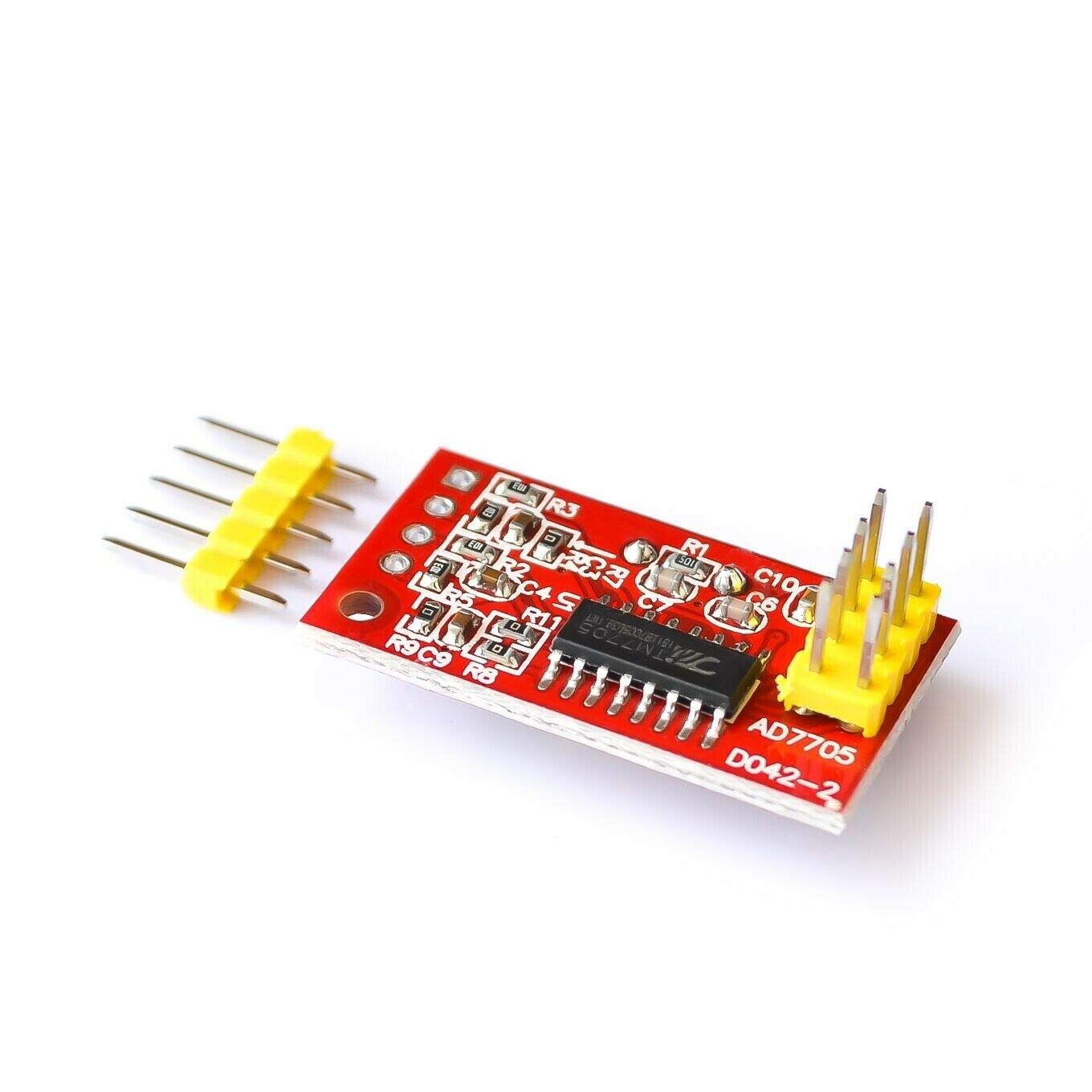 5 pz AD7705 Doppio modulo di acquisizione dati ADC a 16 bit guadagno di ingresso programmabile SPI