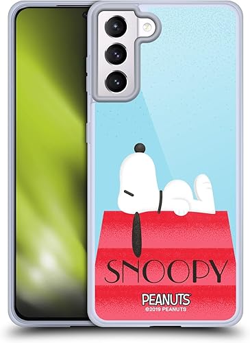 Miniatura 8 de Head Case Designs Funda de gel suave con licencia oficial de Peanuts House Snoopy Deco Dreams compatible con Samsung Galaxy S23 5G Casa,Blue