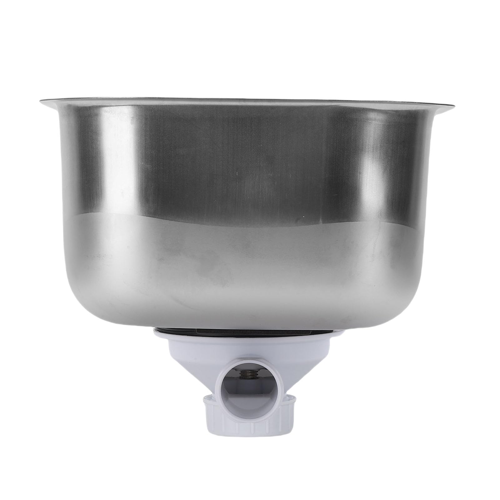 Lavello da Bagno Salvaspazio in Acciaio Inossidabile con Mini Vasca Singola Durevole per e Yacht 12,6x8,66x4,72 Pollici