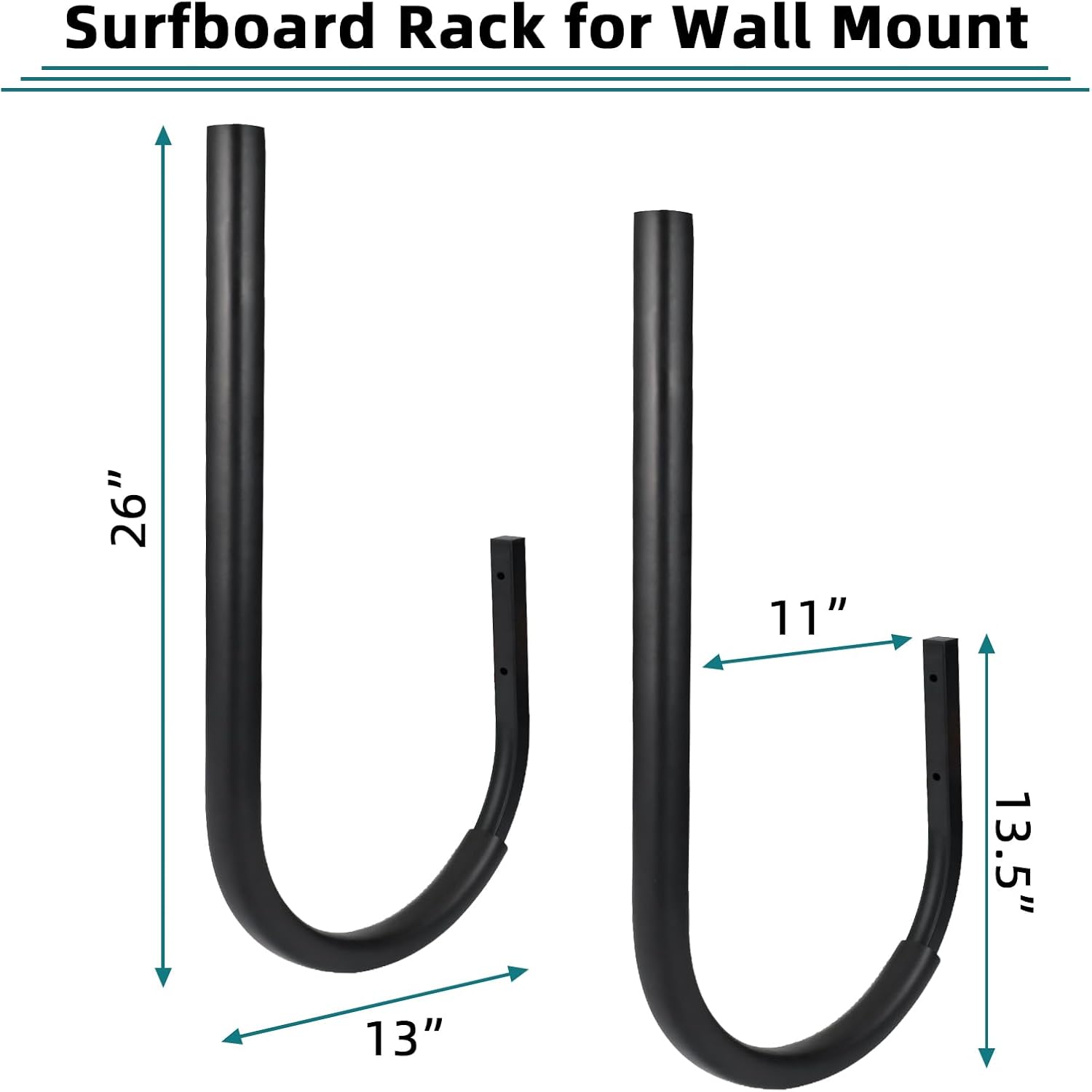SUP Paddleboard Storage Rack, Surfboard Wall Mount and Kayak Rack for Garage Ceiling Wall Storage,Heavy-Duty Indoor Board Paddle Organizer, 50 lbs Max,Hang 1-3 Surf or SUP Boards