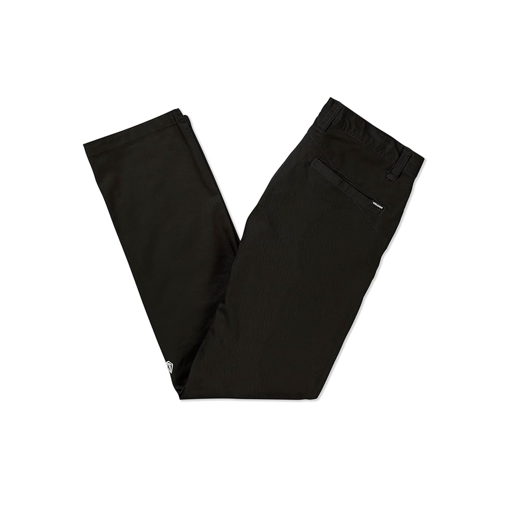 Volcom Men's Frickin Modern Fit Stretch Chino Pant Black at