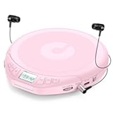 Gueray CD Player Portable CD Discman&colon; with Earphones Portable CD Player for Car with Anti-Skip Shockproof Personal CD Player with LCD Display Support PROG Memory Function Repeat Playback Sound