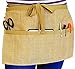 Leather Apron Company Tablier en Toile de Jute pour Femmes avec 4 Poches