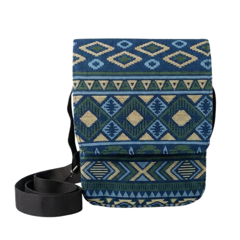 Image of Stylish Jute Sling Bag for Woman | Trendy Mini Crossbody phone purse | Mobile sling bag for women with Adjustable Strap | phone purse for women for Travel & Daily Use (7 Inches, Small Size) | Cotton