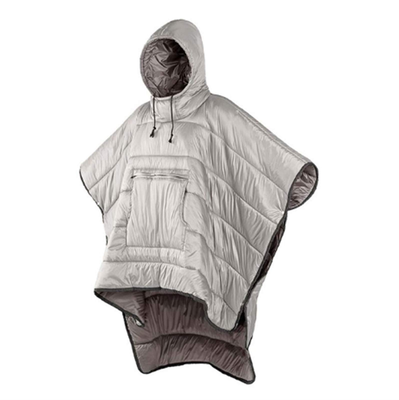 Portable Water-Resistant Camping Sleeping Bag Cloak Style Lazy Sleeping Bag Winter Poncho Color 03