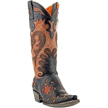 Old Gringo Womens L1115-1 Letty 13" Vesuvio Black/Oryx