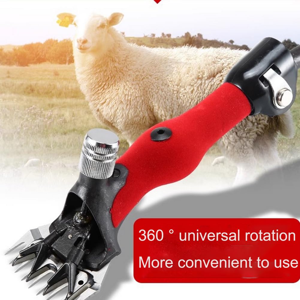 Cesoie per Pecore elettriche Professionali potenziate a Basso Rumore Portatili Tosatrici multifunzionali per toelettatura di Animali 220 V / 550 W per Pecore, capre, cammelli