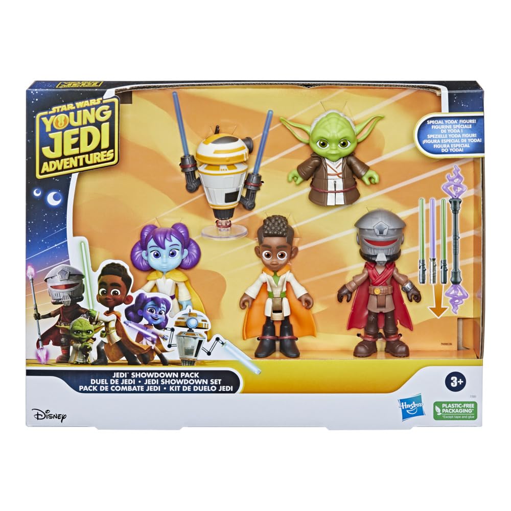 Star Wars Aventuras dos Jovens Jedi - Figuras de 10 cm e 7 cm com