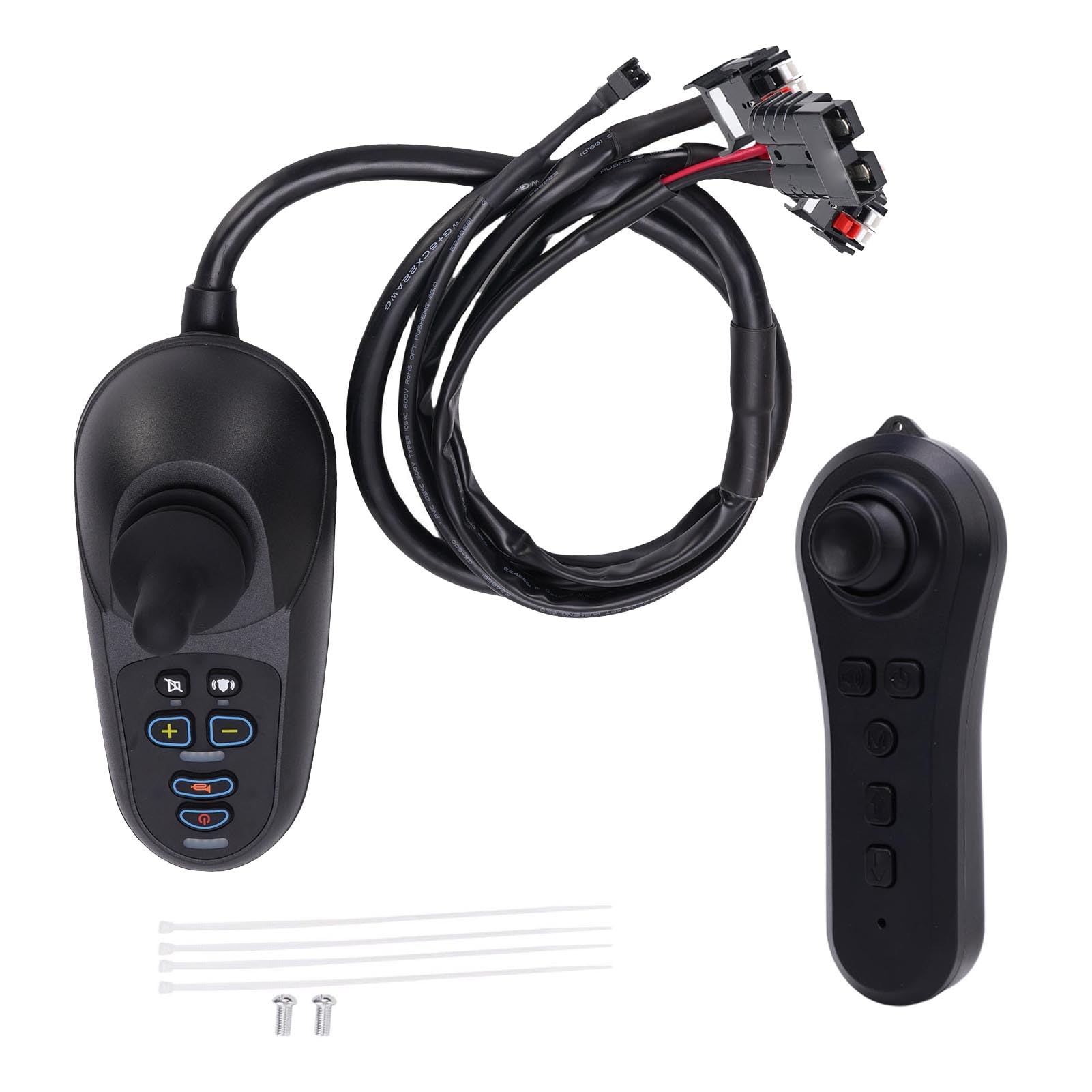 Controlador de Palanca de Mando para Silla de Ruedas Eléctrica, Palanca de Mando Hall 50A con Retención de Rampa EABS y Control de Velocidad Flexible, para Dispositivo de