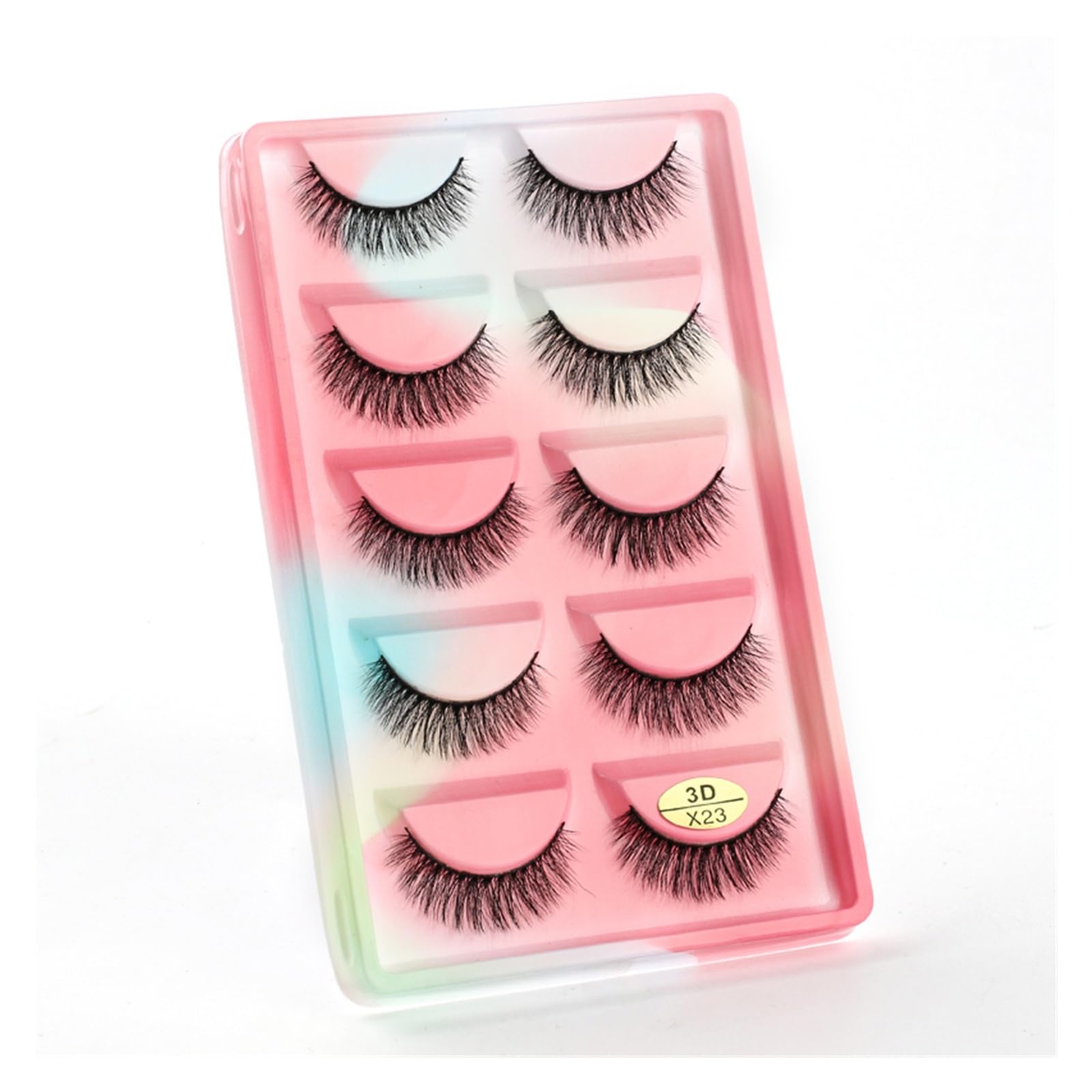 UAMOU 10 50 100 Boxes Mink Eyelashes Fluffy 3D Mink Lashes Makeup Natural Long Volume False Eyelashes Bulk