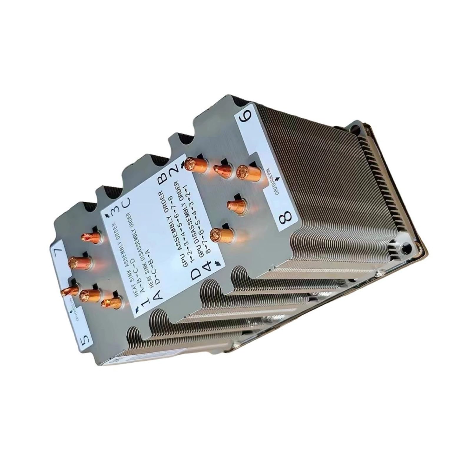 Dissipatore di calore GPU Parte di raffreddamento passivo pinna per V100