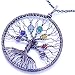 Long Necklaces For Women, Feidisi (2018 New Design) Tree Of Life Pendant Handmade Gemstone Chakra Jewelry for Women, Mom, Best Friend, Girlfriend, Mother, Grandma Including 28" Chain