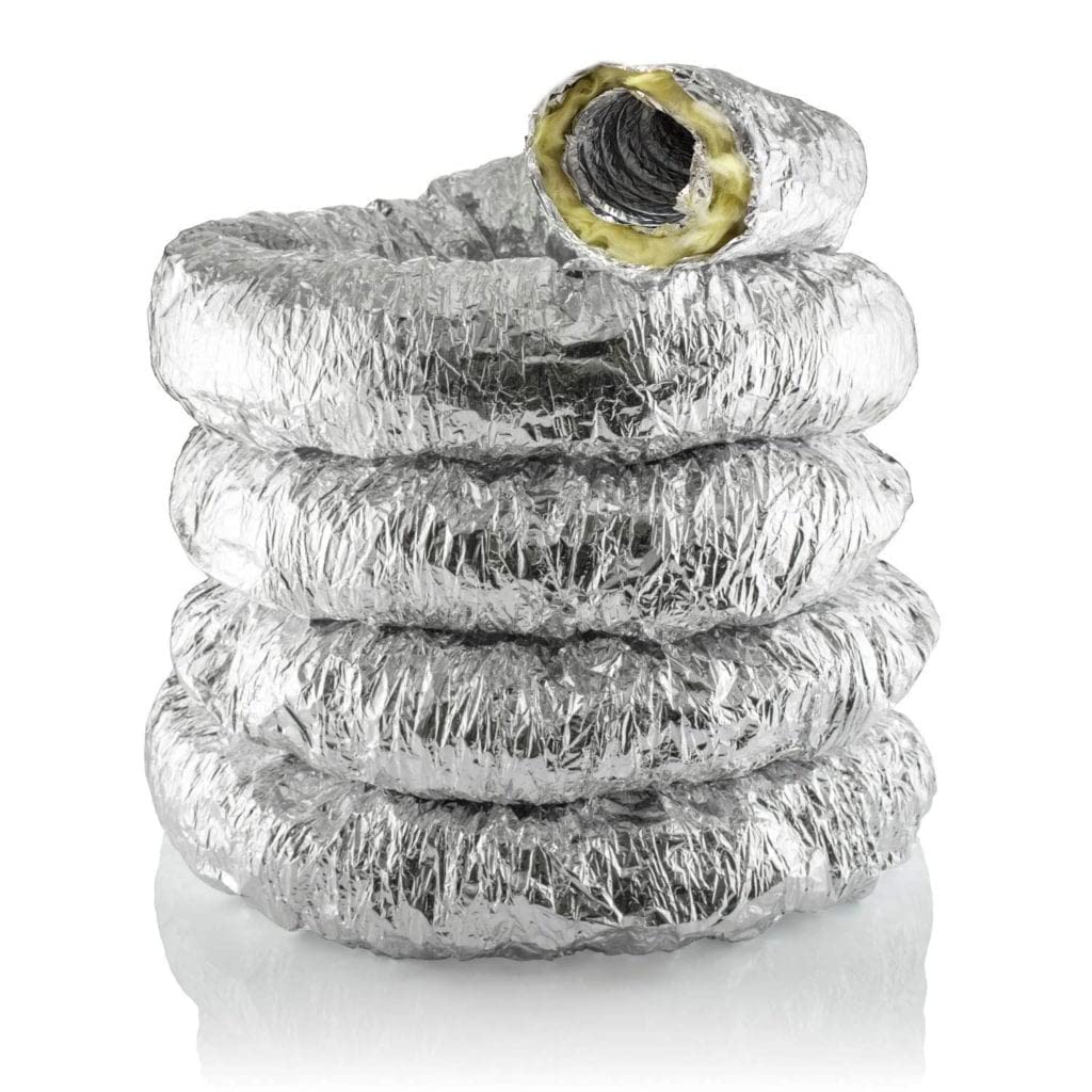 Ventilation Megastore Insulated Ducting - Designed For Heat Recovery Ventilation Systems (10m x 100mm)