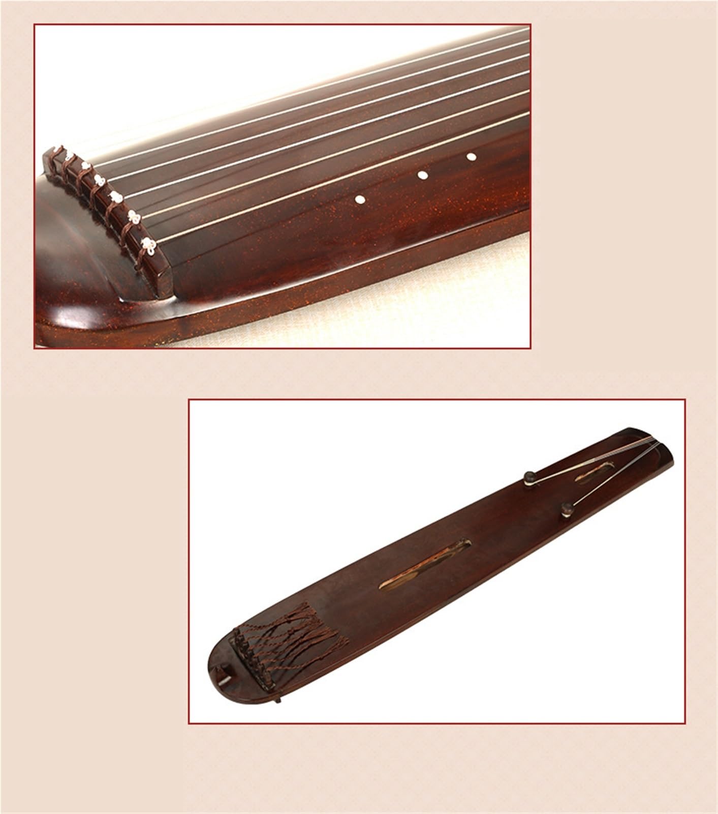 Guqin (chińska Cytra) Wykonany Ze Starego Drewna Cedrowego Z Surowym Lakierem Instrument Dydaktyczny Dla Dorosłych Guqin (chińska Cytra)