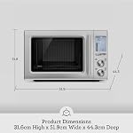 Breville la micro-onde lisse, BMO850BSS, Acier inoxydable brossé