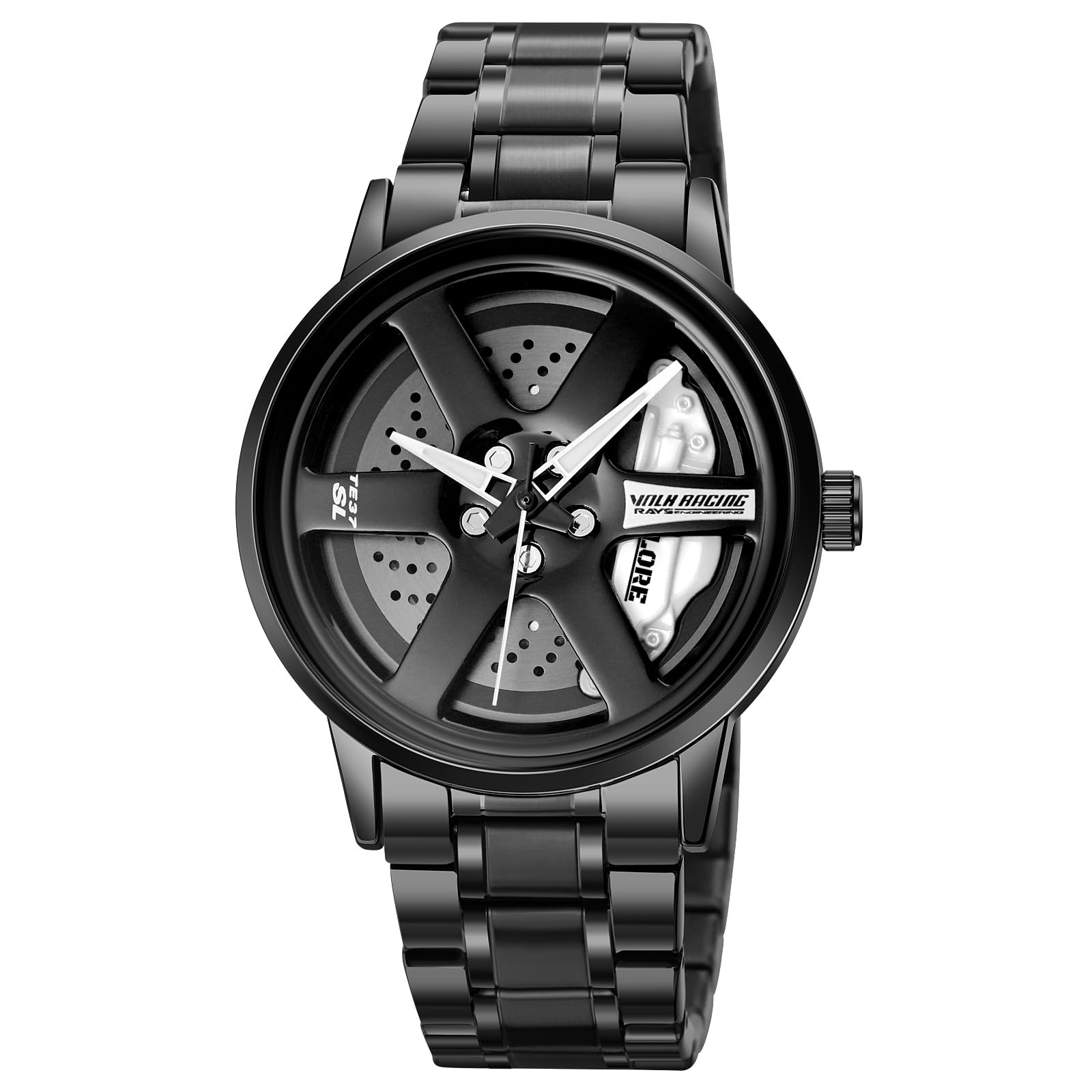 Explore Yourself Lancer X Fq440 Gyro Watch for Men | Unique Rotating Dial | Limited Edition Collectors Item | Automotive Inspired Design (Black - White) (B0CYZF9JXX) Amazon Price History, Amazon Price Tracker