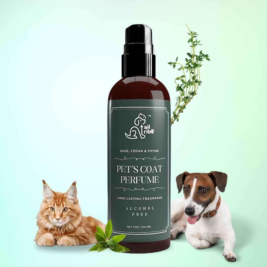 THE TAIL TRIBE Pet Coat Perfume | Sage, Cedar & Thyme | Antimicrobial and Insect Repellent Properties | Long Lasting Fragrance| Alcohol Free | Harmful Chemical Free | Paraben Free | 100 ML (B0D4YYBV71) Amazon Price History, Amazon Price Tracker