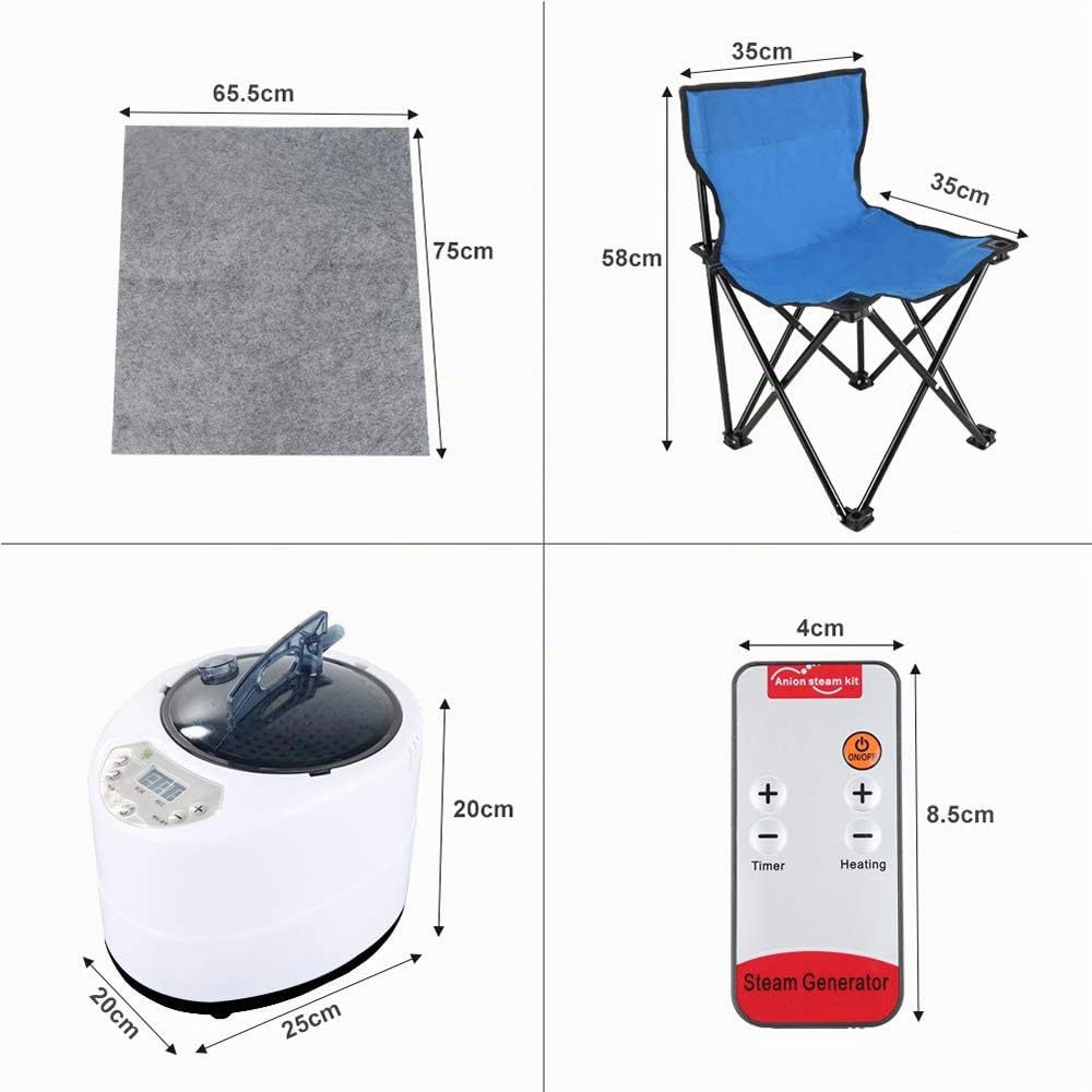 Sauna Casa Drumm Sauna Portátil De Vapor Plegable 1000W
