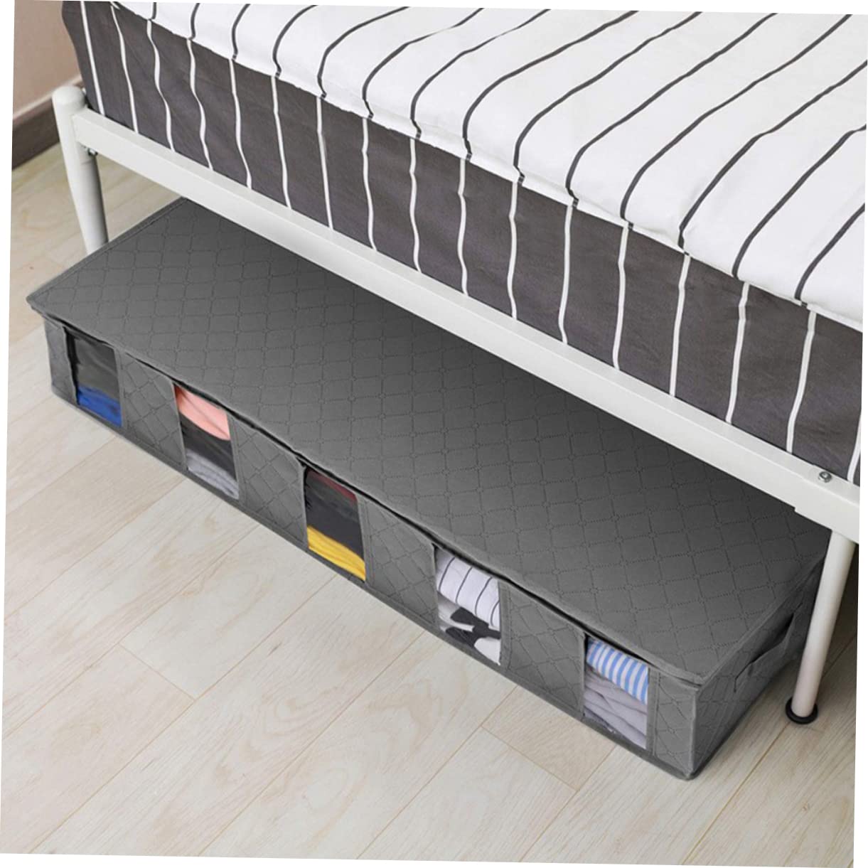 IMIKEYA Caja De Almacenamiento De Ropa Organizador De Ropa Plegable Debajo De La Cama Organizadores De Ropa De Juguetes Bolsas Organizadoras De Ropa