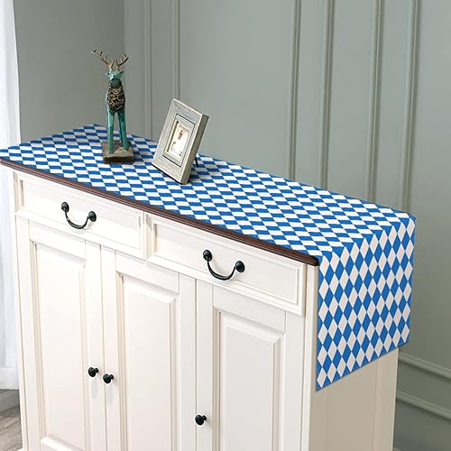 Miniatura 5 de Sunwer Camino de mesa Oktoberfest para festivales de cerveza alemana bávara, fiesta, para interiores y exteriores, decoración para el hogar, cocina,