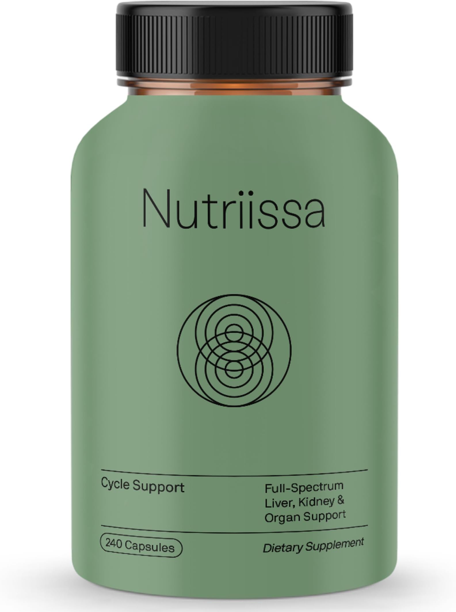 Nutriissa Cycle Support – Liver & Kidney Support Supplement – TUDCA 400mg & NAC 1000mg – 5,400mg Total Formula – Organ & Detox Support – Vegan Capsules – 240 Count